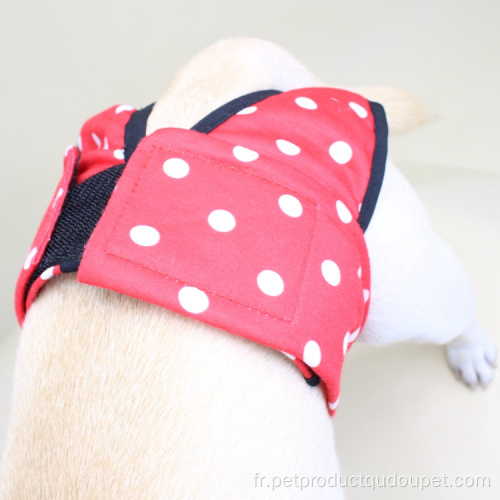 Pantalon réutilisable lavable OEM Puppy Female Dog Couche